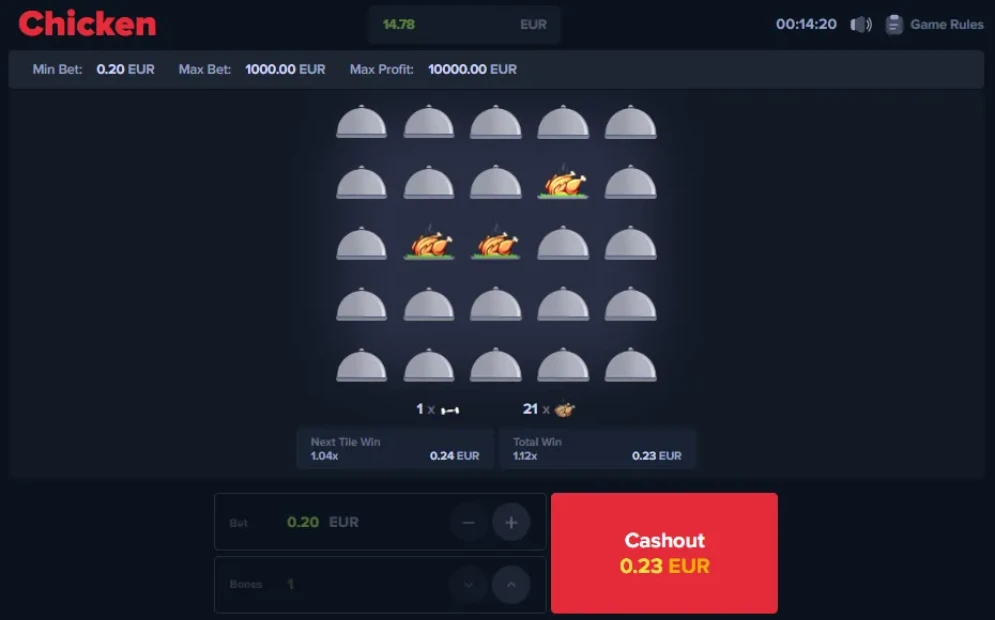 MyStake Chicken Game